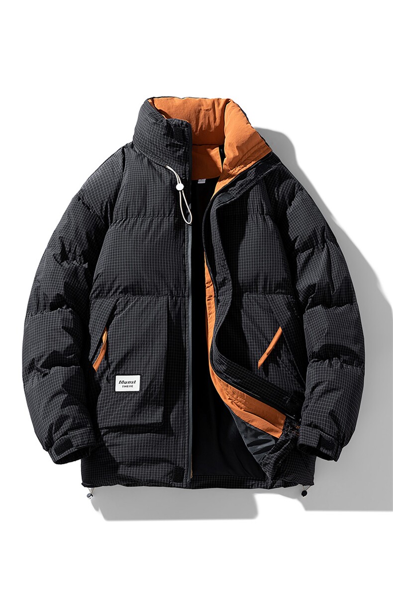 M2360-P105L-9XL冬季oversize大码面包服立领宽松棉衣外套,男装棉衣,星座109