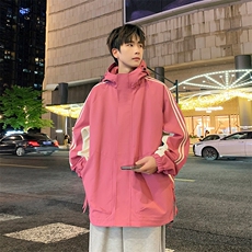 秋季新款二开宽松夹克男撞色三防冲锋衣外套DSA157B-JK7832-特P75，男装夹克，电商A157B