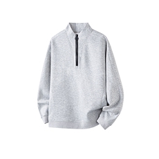 现货WY5532-P46特3D图M-5XL高品质解构拉链立领卫衣，男装卫衣，电商D232