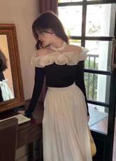 现货现货！一字肩上衣，实在太美，其它，CHERRY·印