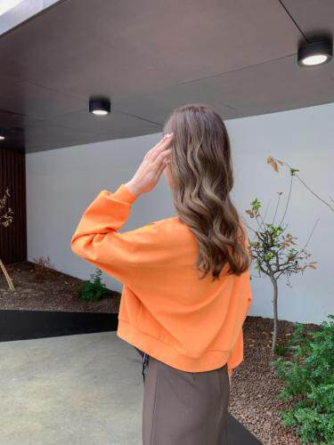 【现货】秋季新款珍珠贴布绣卫衣，女装卫衣/绒衫，法贝萱