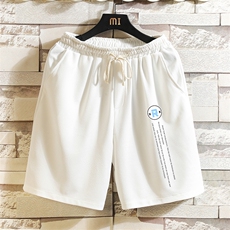 MK37168-P15冰丝短裤男士大码宽松休闲五分裤男运动中裤砖墙挂拍，男装休闲裤，电商A040A