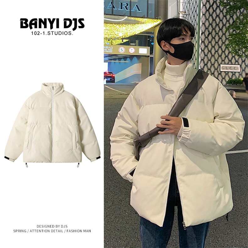 皮棉衣 D3126-TP80 控价118 冬季韩风加厚保暖棉衣男生防水皮外套图片