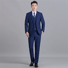 87882-2秋季新款男士西服两件套套装西装修身商务休闲P180，男装西服套装，电商B360