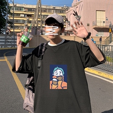 Q11042-P30春夏季七分袖t恤男大码五分袖男短袖中袖，男装T恤，电商A040