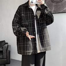 631-P45小香风外套男潮牌秋季2026新款美式高街痞帅宽松大码男士，女装短外套，电商B323A