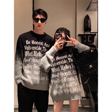 男女款毛衣针织衫字母款圆领P47YL002，男装针织衫/毛衣，星座1112-1