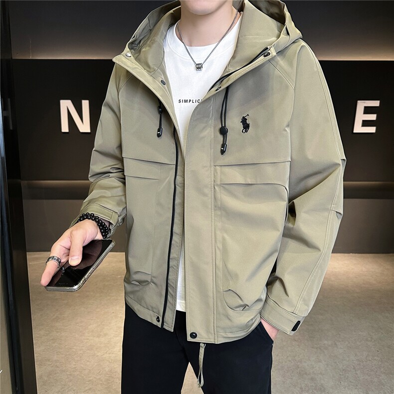 连帽长袖美式常规防风简约工艺夹克秋季休闲外套百搭夹克N823-P90,男装夹克,星座310B-3