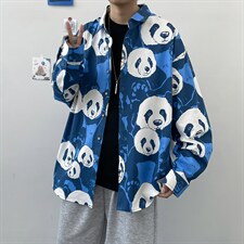 长袖衬衫男士秋季潮牌港风休闲寸衣痞帅外套A056-C823P45，男装衬衫，电商A056