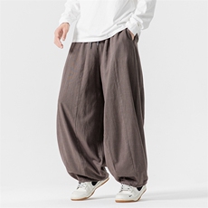 秋冬新款大码日系工装休闲裤复古哈伦阔腿裤港风男女潮K269/P65，男装工装外套，钱塘713