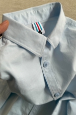 棉纯棉衬衫成衣水洗匠心工艺内里全埋夹男女宽松纯色衬衣，男装衬衫，星座301C-5