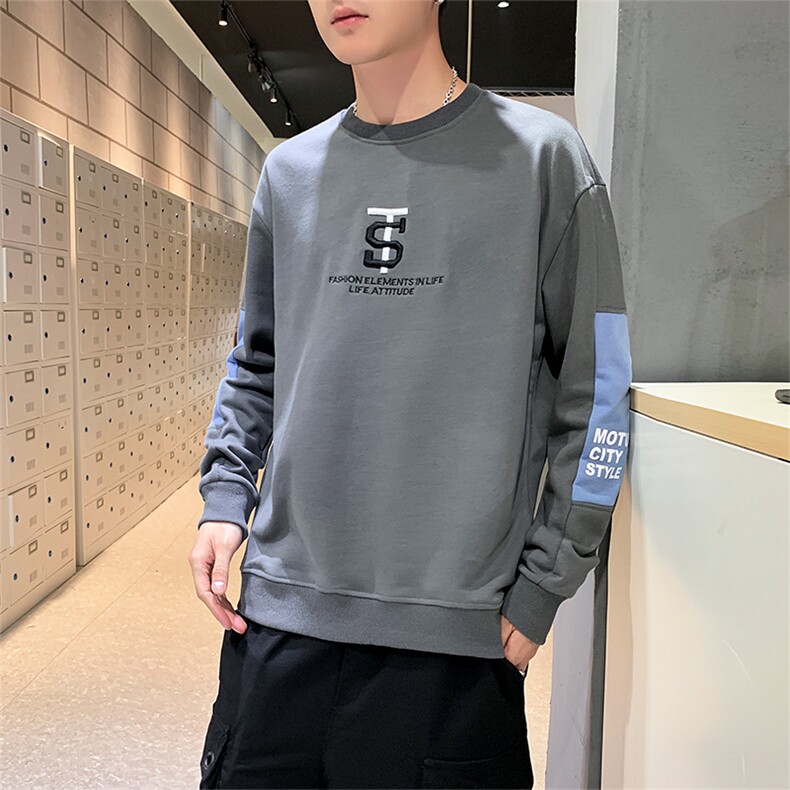 卫衣男潮牌长袖宽松韩版秋季2021新款港风运动潮流上衣WY63-P25,男装卫衣,星座217-4