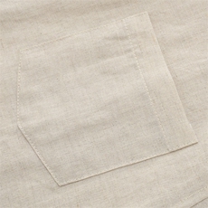 男士2023年夏季新款休闲短袖透气衬衣修身风亚麻唐装衬衫，男装衬衫，电商B360