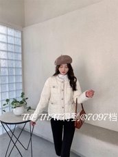 90绒小香风羽绒服，女装羽绒服，得到THETHAT