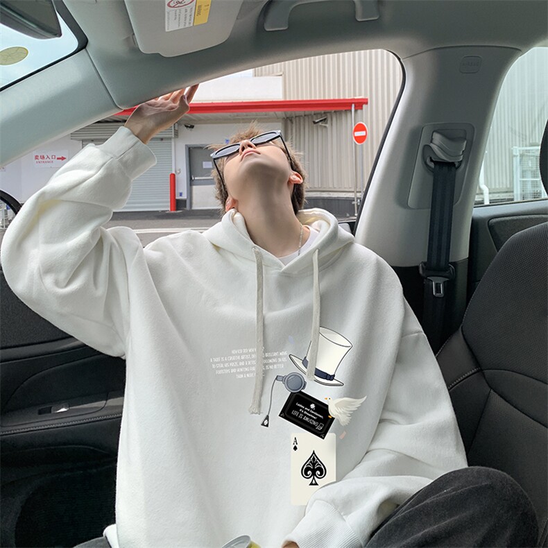 8XL连帽卫衣男大码胖子帽衫大号运动服WY2373-P35加绒款-P40,男装卫衣,电商A040