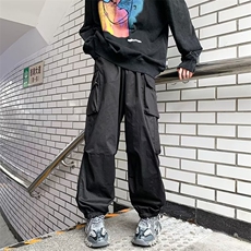 日系长裤时尚新款文艺流行夏季微弹休闲裤男潮流，男装休闲裤，星座716-4