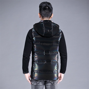 B9828钱塘2020-3冬季男士90白鸭绒羽绒服马甲数据好P165图片