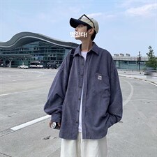 长袖衬衫春款男港风潮流C512P33,男装衬衫,星座1116-2
