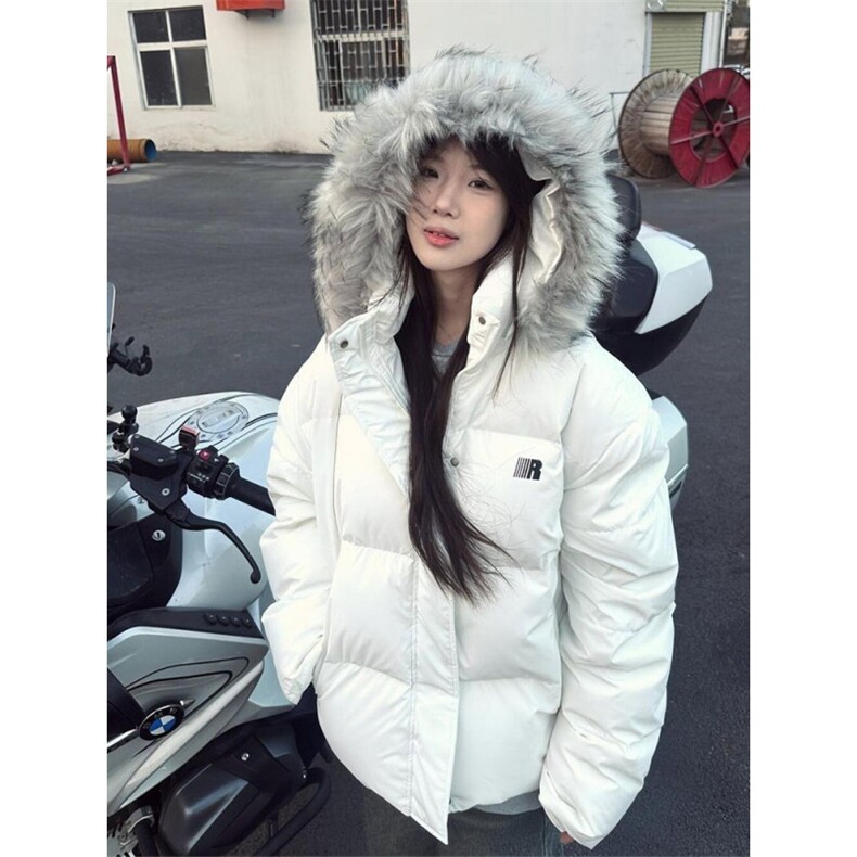 可拆卸毛领冬季羽绒棉服潮牌情侣美式厚外套棉衣2568特P90网图,男装棉衣,电商B245