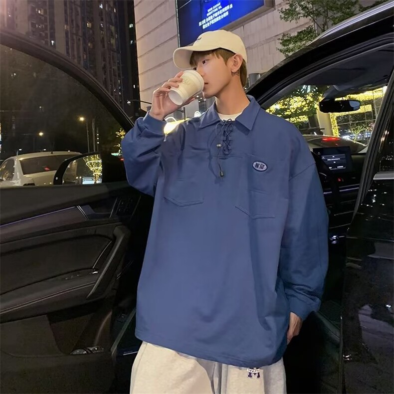 美式小众卫衣ins男女宽松设计感棒球服嘻哈夹克外套,男装卫衣,星座716-2