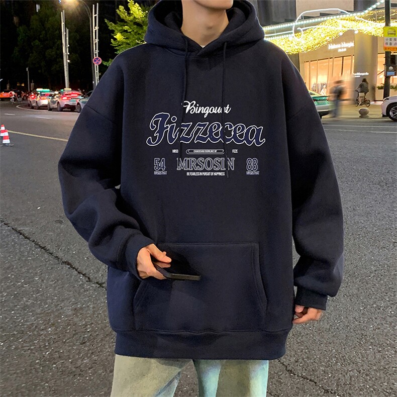 CM122卫衣男新款休闲美式外套宽松重磅纯棉大码长袖帽衫，女装短外套，星座304A