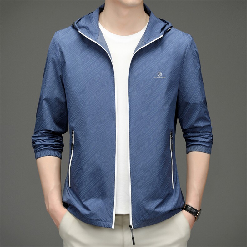 SFT-J2210夏季男士户外防晒衣皮肤衣长袖连帽外套超薄防晒服P85图片