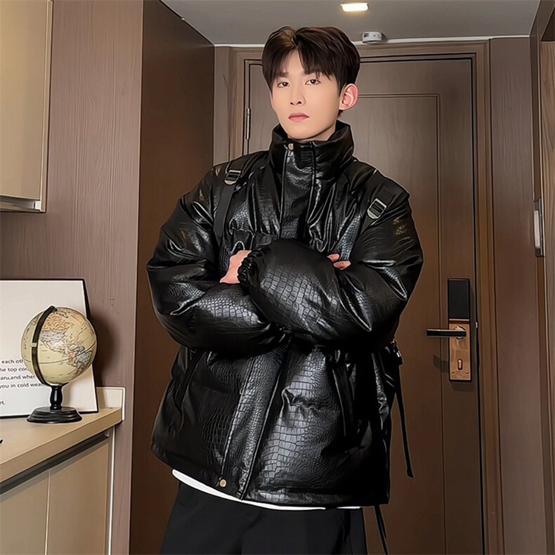 棉衣男韩版潮流冬季新款ins港风休闲百搭棉服外套MF8108P118，男装棉衣，电商B381（原B382）