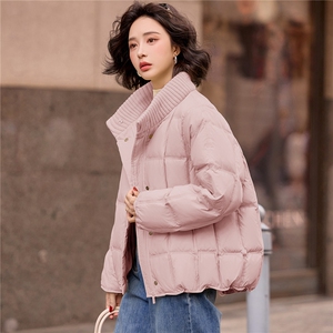 现货！2025冬季新款羽绒服女白鸭绒图片