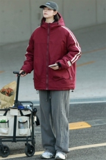 冬上新加棉加厚棉服中性休闲连帽棉衣外套男女8321-P110控价158，男装棉衣，电商A441-1