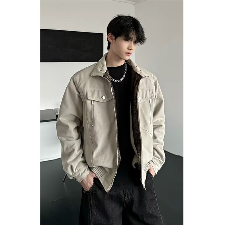 现货！网图2025春季新款坐山蟒飞行夹克外套JK917-P105，男装夹克，星座508（原C305）