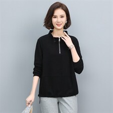 长期现货，女士卫衣秋款2024年新款宽松时尚秋冬减龄长袖上衣潮，女装卫衣/绒衫，涵誉