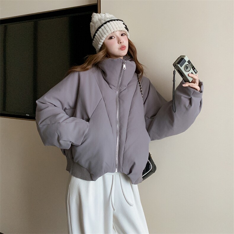 现主推2025冬季新款90白鸭绒灰色宽松显瘦羽绒服女1532-P315K439,女装羽绒服,欣美人
