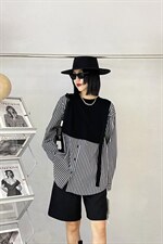 2022—假两件衬衫，女装衬衫，雷洛奇丽