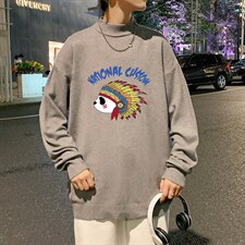 M18196-P45加绒款-P65半高领毛衣男士大码针织衫男毛线衣男,男装针织衫/毛衣,电商A040