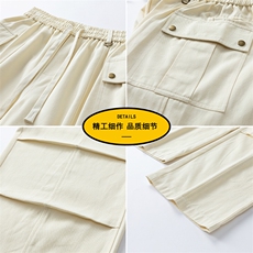 2025秋季新款现货纯棉水洗直筒裤工装休闲长裤DSA157B-K2533-TP55，男装休闲裤，电商A157B