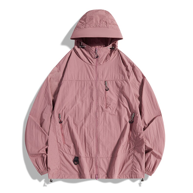 UPF50+有报告凉感轻薄透气宽松大码潮流防晒服DQC659-P48，男装防晒衣，电商B306