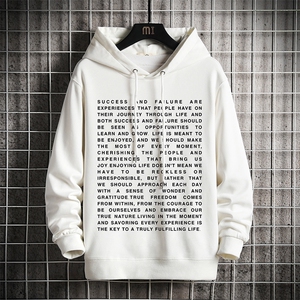 纯棉连帽卫衣男大码运动帽衫宽松薄 WY2351-P35 加绒款-P40 网格图片