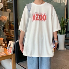 短袖印花夏季潮t恤潮牌男装休闲薄款体恤百搭半袖上衣T667-P28，男装T恤，星座512-2