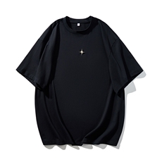 胖胖哥重磅短袖t恤男款夏季潮牌ins宽松美式高街半袖大码oversize，男装T恤，电商A140（原A102B-1）