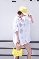 现货：夏季大版重工T，女装，卡菲莱