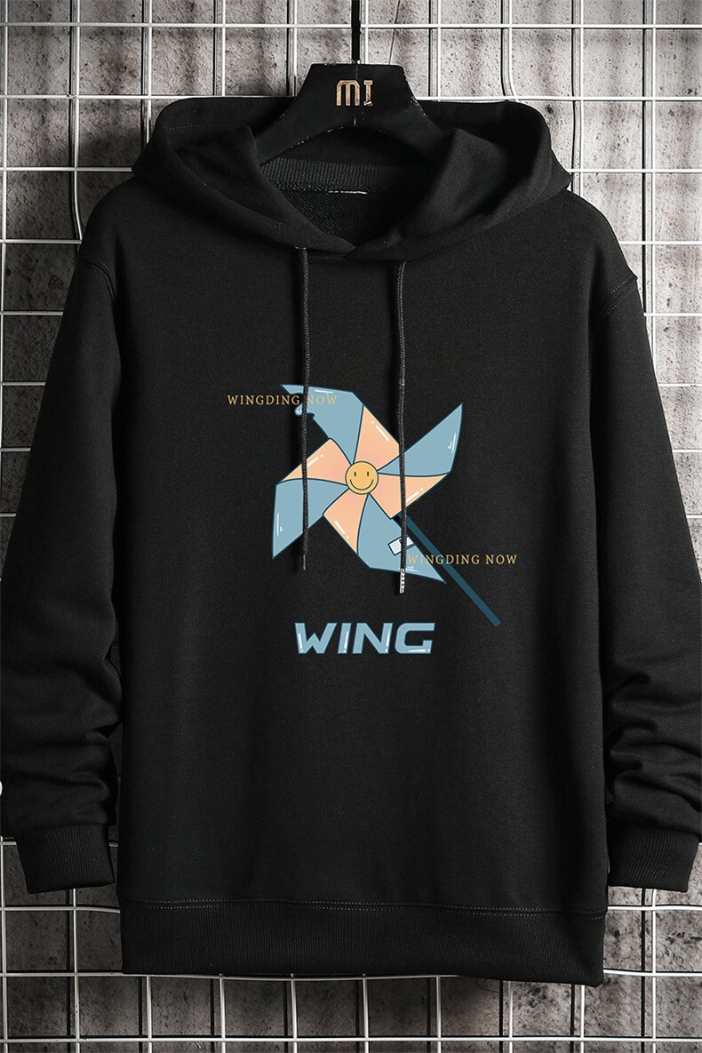 WY2112-P35加绒款-P40纯连帽卫衣男大码运动帽衫宽松薄网格,男装卫衣,电商A040A