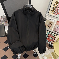 飞行员夹克男潮牌街头宽松百搭bf休闲情侣棒球服防水JK216P65，男装夹克，星座1013-1