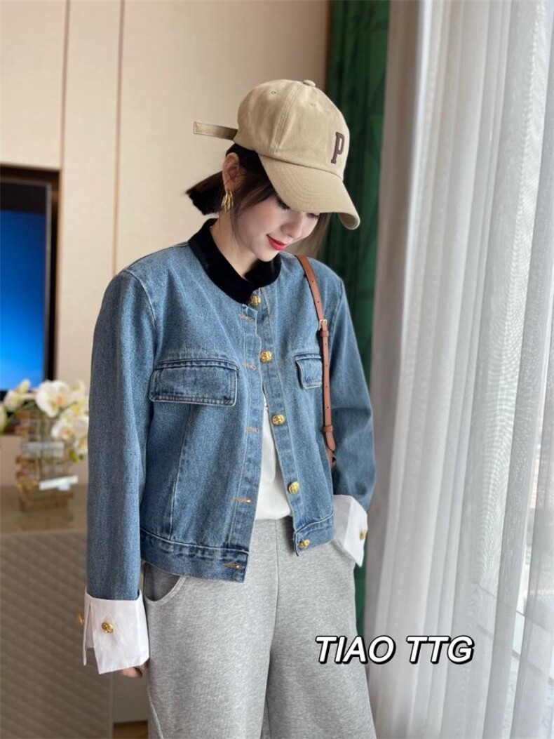 小香风牛仔外套，其它，跳跳谷