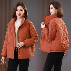 时尚百搭短款棉服女 显瘦保暖冬季外套 气质高领设计 舒适柔软面料图片