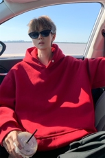 8XL-M美式连帽卫衣男高级感外套hiphop特大码上衣潮WY10P55控78，男装卫衣，电商D206-1