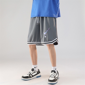 夏季男士运动短裤冰丝网格篮球速干五分裤DKV214-P23控38图片
