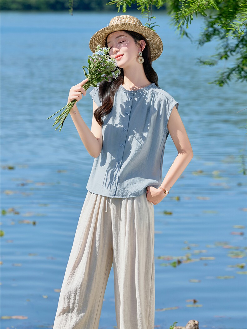现货。新品2026年夏季时尚品质女士两件套套装,女装套装/套裙,依万里