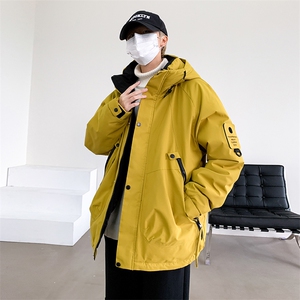 新款棉服石墨烯内里连帽加厚冬装情侣装韩版宽松棉袄MY8852-P105图片