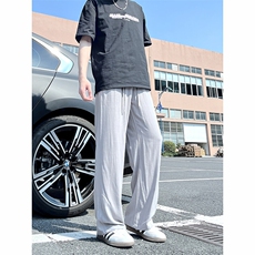 A1788059新款夏季薄款透气耐磨男直筒长裤麻休闲宽松垂感阔腿裤，男装休闲裤，电商A178