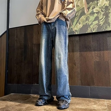 青春流行ins男直筒水洗牛仔裤BN8012P53，男装牛仔裤，星座1116-2